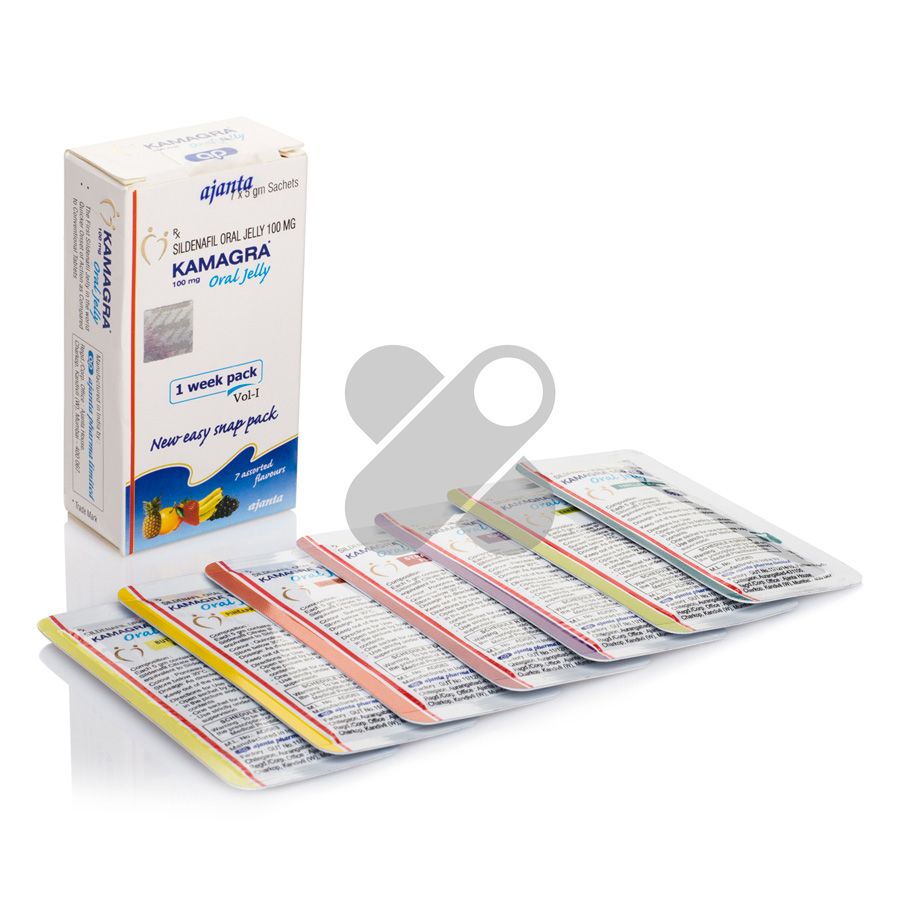 Kamagra Oral Jelly 100Mg Ajanta 7 Sachets